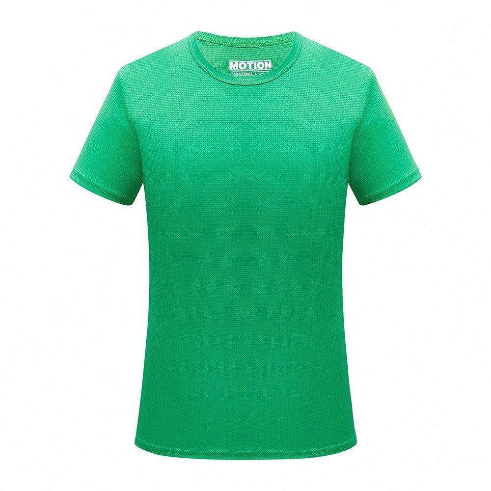 Men Quick Dry T Shirt Running Slim Fit Top Tees Solid Shirts