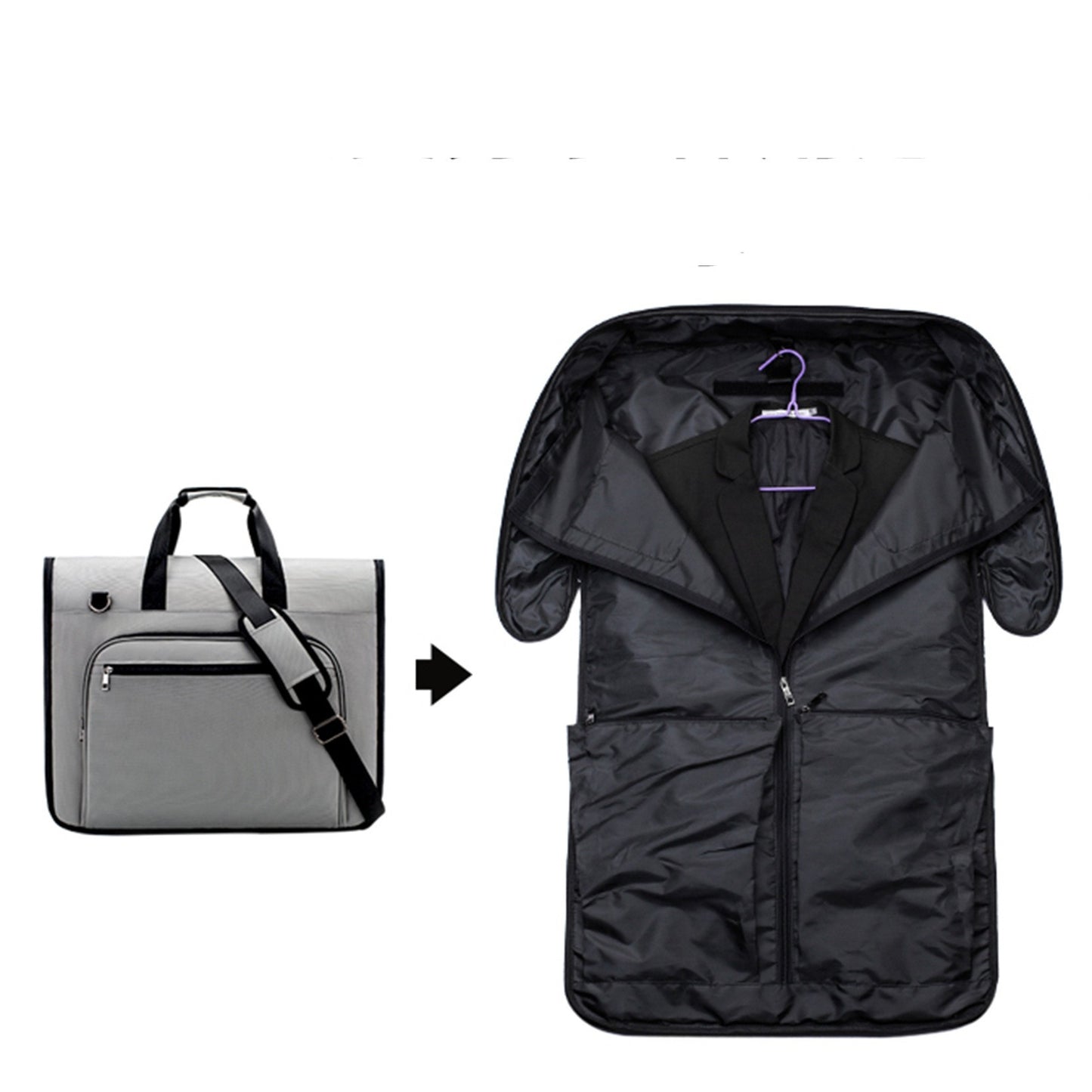 Large Capacity Portable Travel Garment Bag (Multiple Colors)