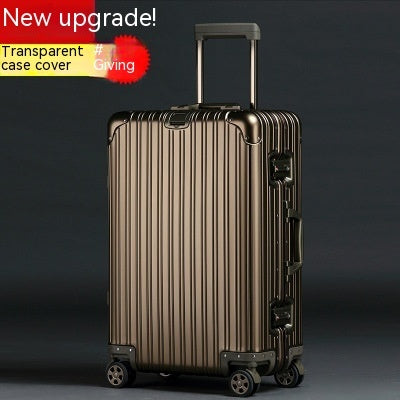 Aluminum Magnesium Alloy Luggage Large Capacity Trolley Case (Multiple Colors)