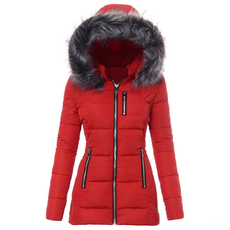 Mountaineering Puffer Winter Coat w/Faux Fur Trim (Multiple Colors)