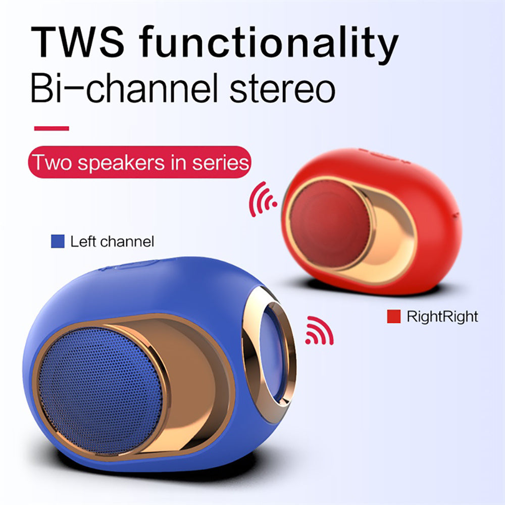 Travel X6 Bluetooth Subwoofer Wireless Speaker (Multiple Colors)