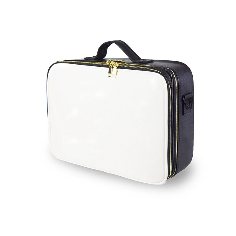 Fashionable Contrast Large Cosmetic Case (Multiple Colors)