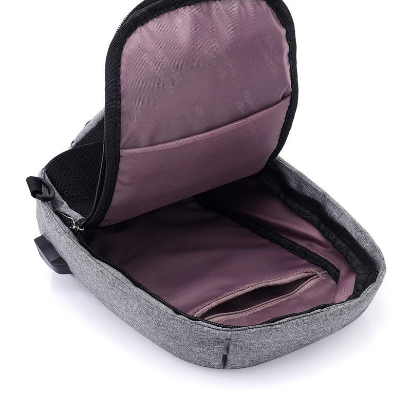 Anti-Theft Chest Bag Large Capacity w/Chargeer