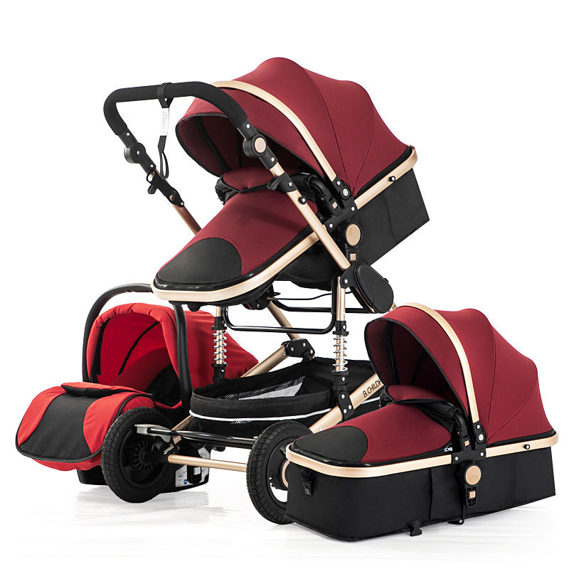 Luxury Travel  Baby Stroller 3 In 1 (Multiple Colors)