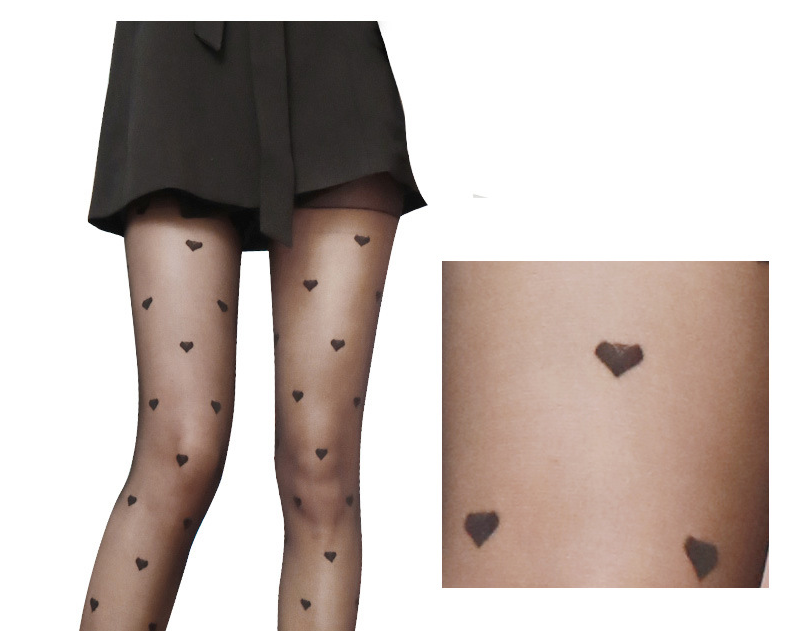 Black Heart Stockings