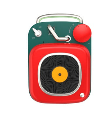 Retro Portable Mini Speaker (Multiple Colors)