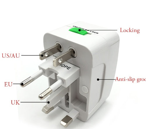 Multi-Function Conversion Plug Global Universal (White)