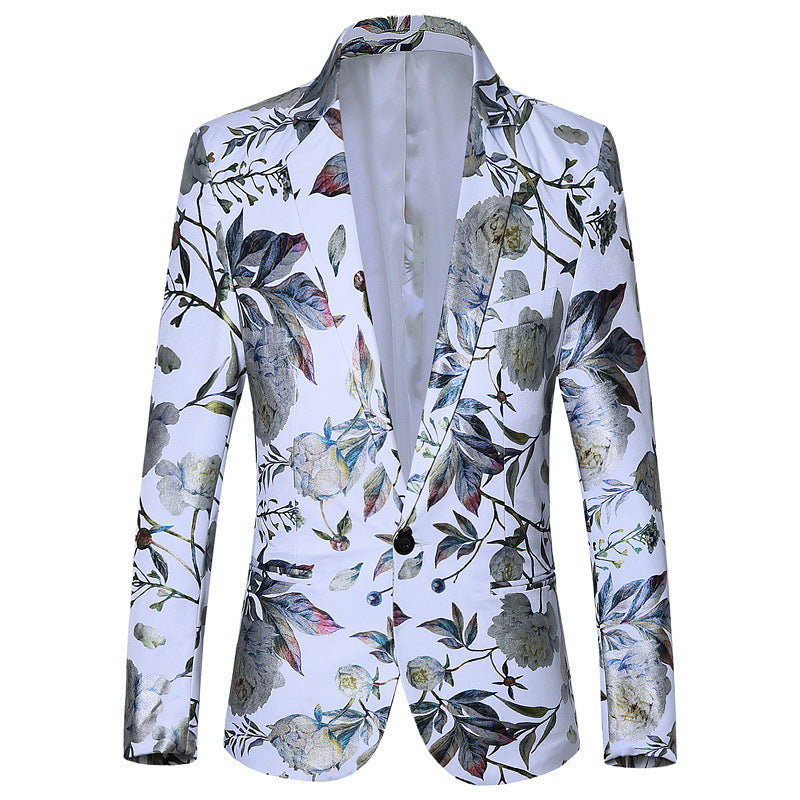 Men's Floral Suit Jacket (Multiple Colors)