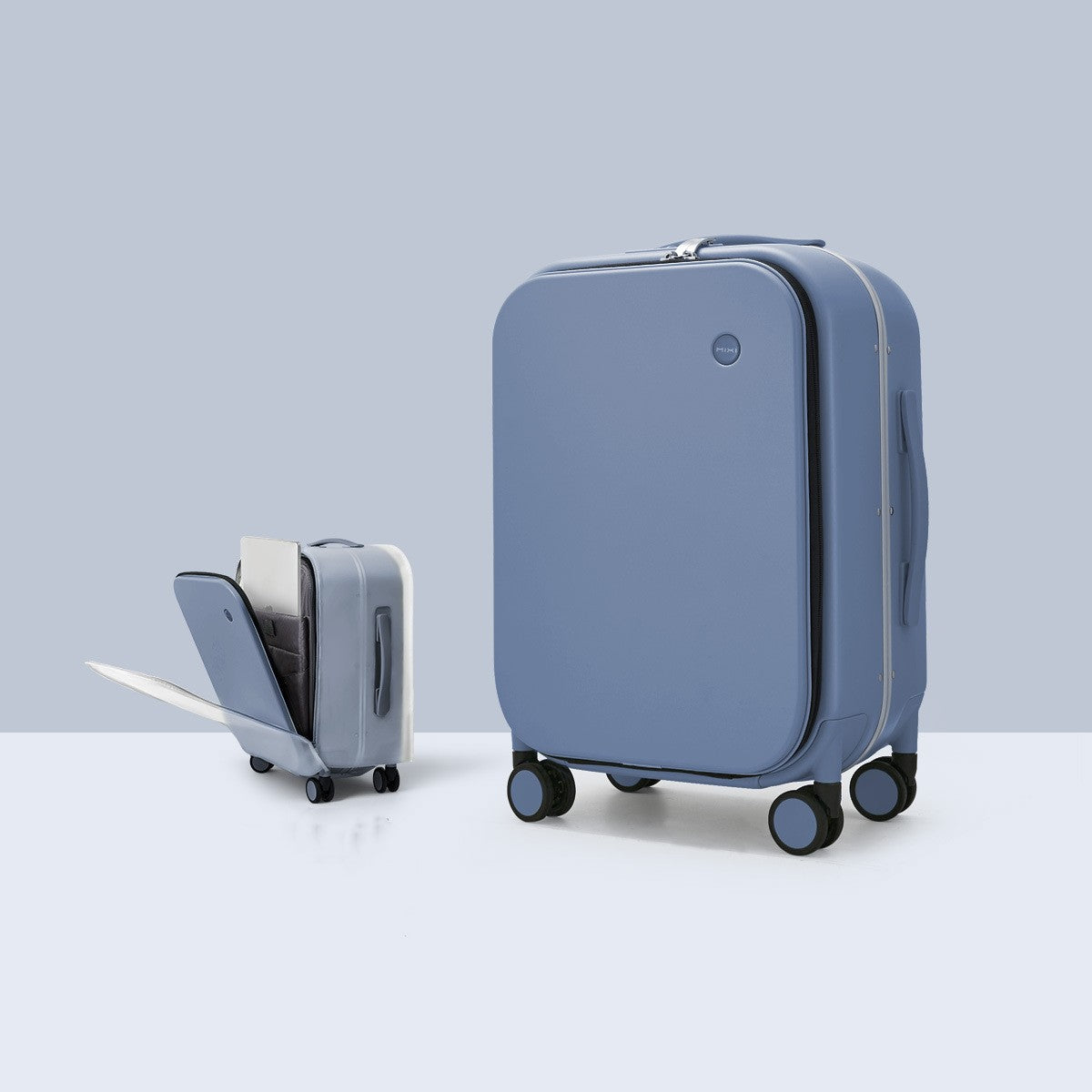 Front Opening Carry-on Suitcase Aluminum Frame