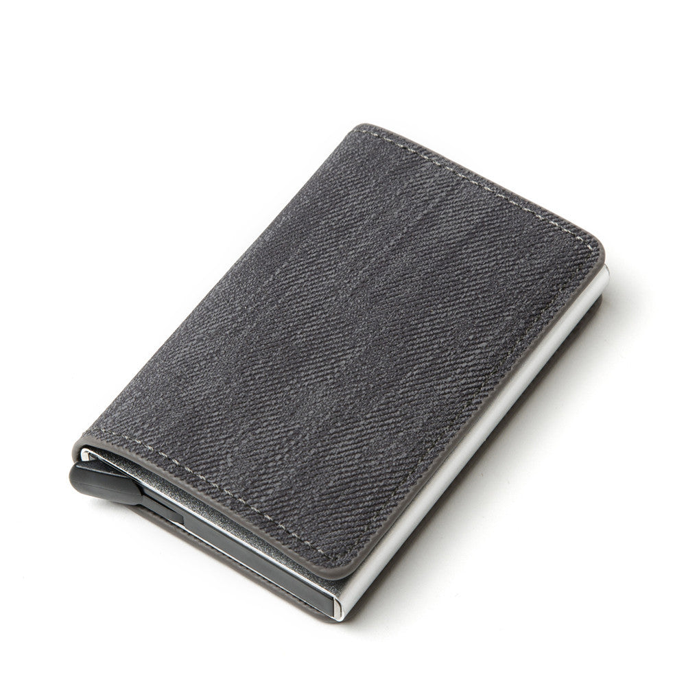 Denim Wallet Card Holder Aluminum Alloy (Multiple Colors)