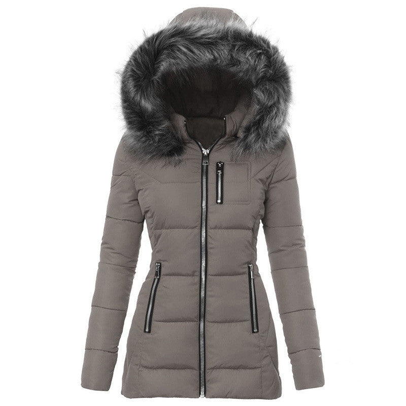 Mountaineering Puffer Winter Coat w/Faux Fur Trim (Multiple Colors)