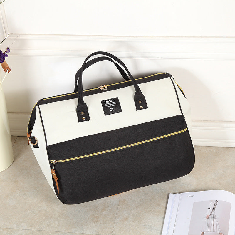 Fashionable Contrast Travel Bag (Multiple Colors)