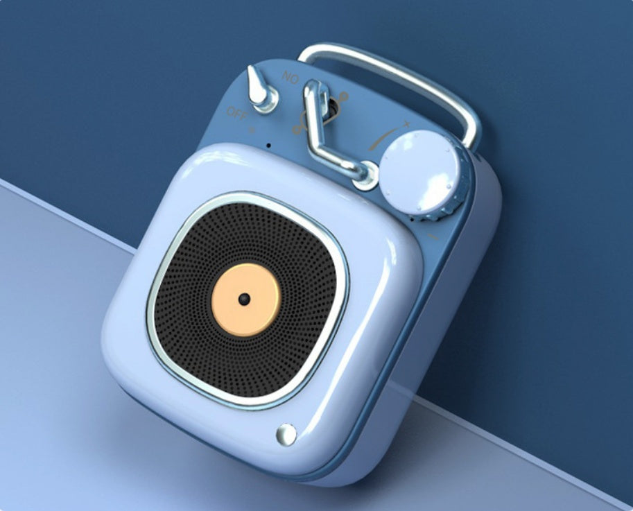 Retro Portable Mini Speaker (Multiple Colors)