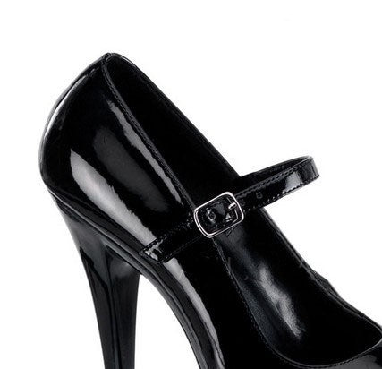 Mary Jane High Heels (Black)