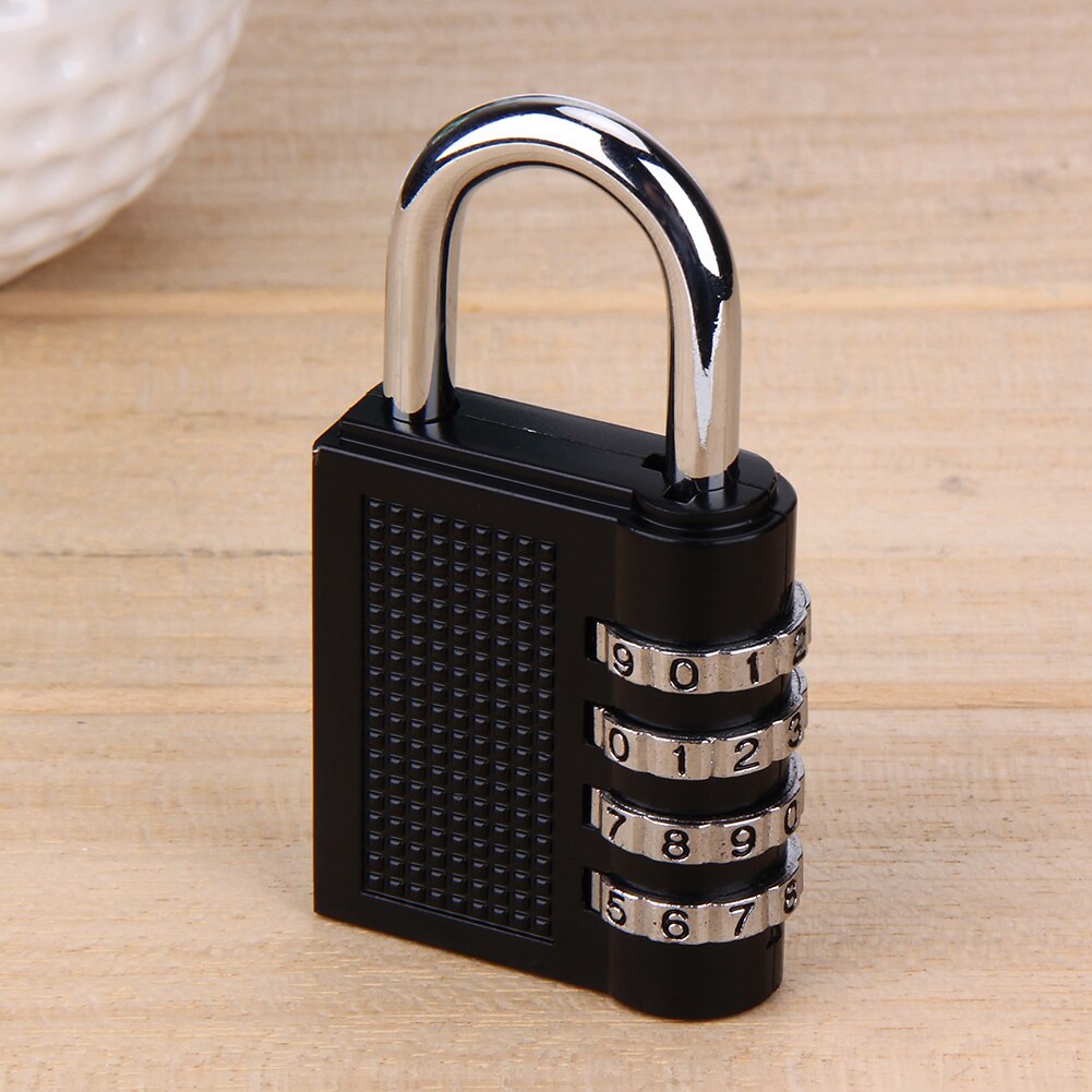 Combination Waterproof Universal Padlock for Luggage (Black)