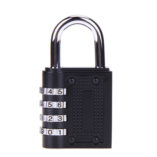 Combination Waterproof Universal Padlock for Luggage (Black)