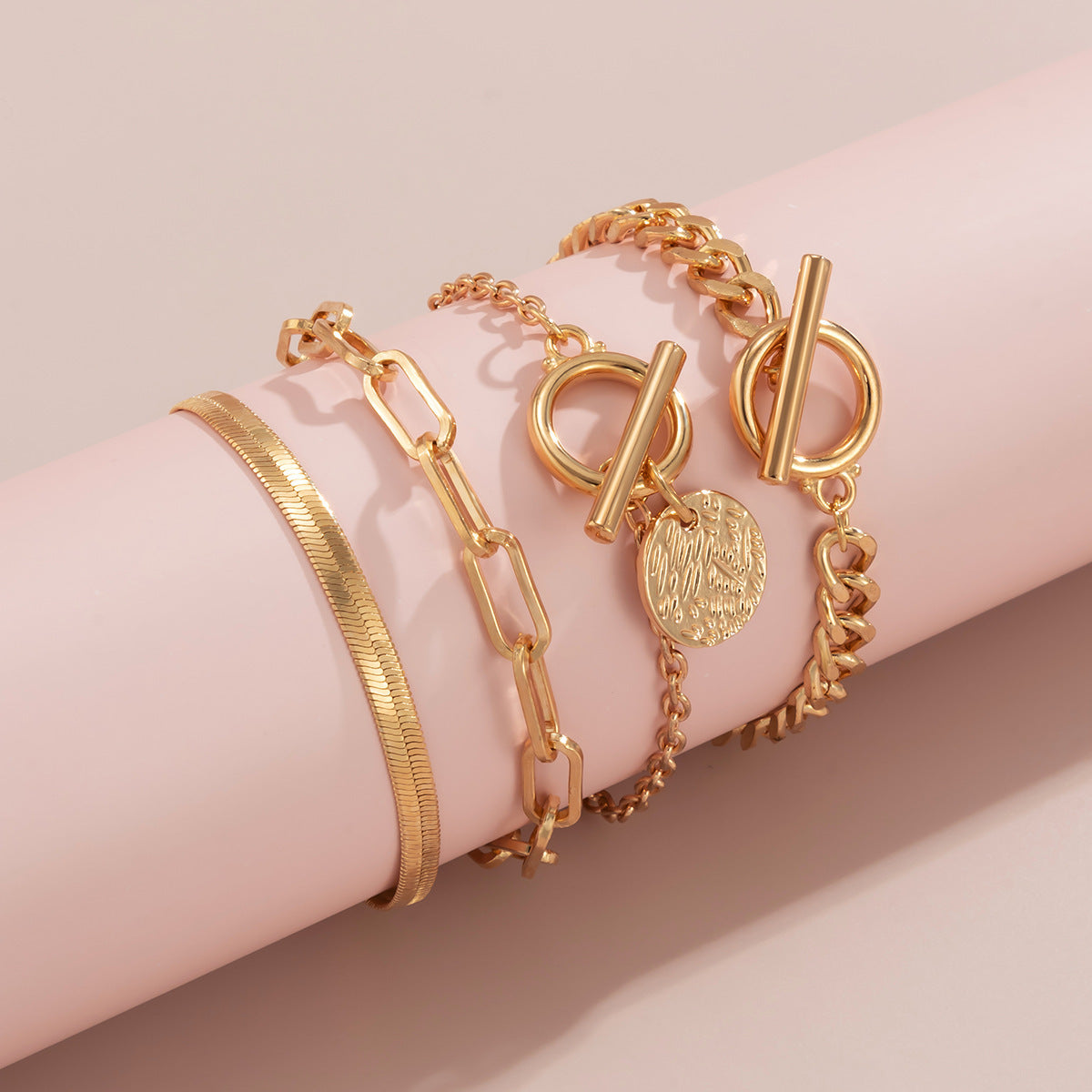 Stylish and Fancy Bracelet Set (Gold or Silver)