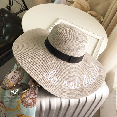 "Do Not Disturb"  Woman's Beach Hat (Multiple Colors)