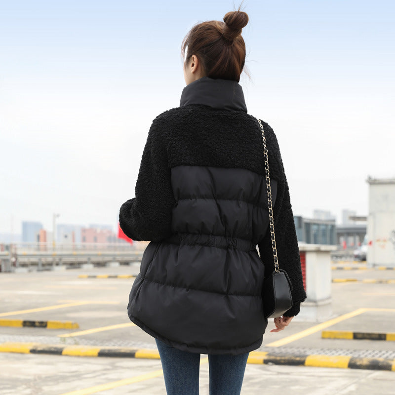 Fashionable Fleece Puffer Coat (Multiple Colors)