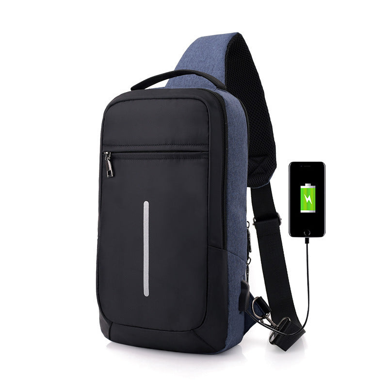 Anti-theft USB Charging Chest Bag (Multiple Colors)