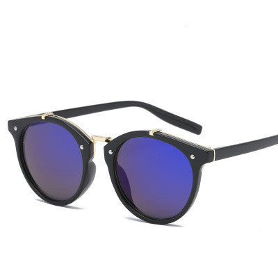 Unisex Round Rivit Sunglasses (Multiple Colors)