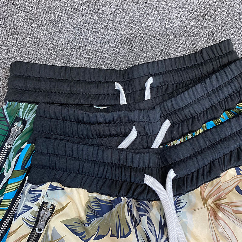 Hawaiian Style Loose Fit Basketball Shorts (Multiple Colors/Patterns)