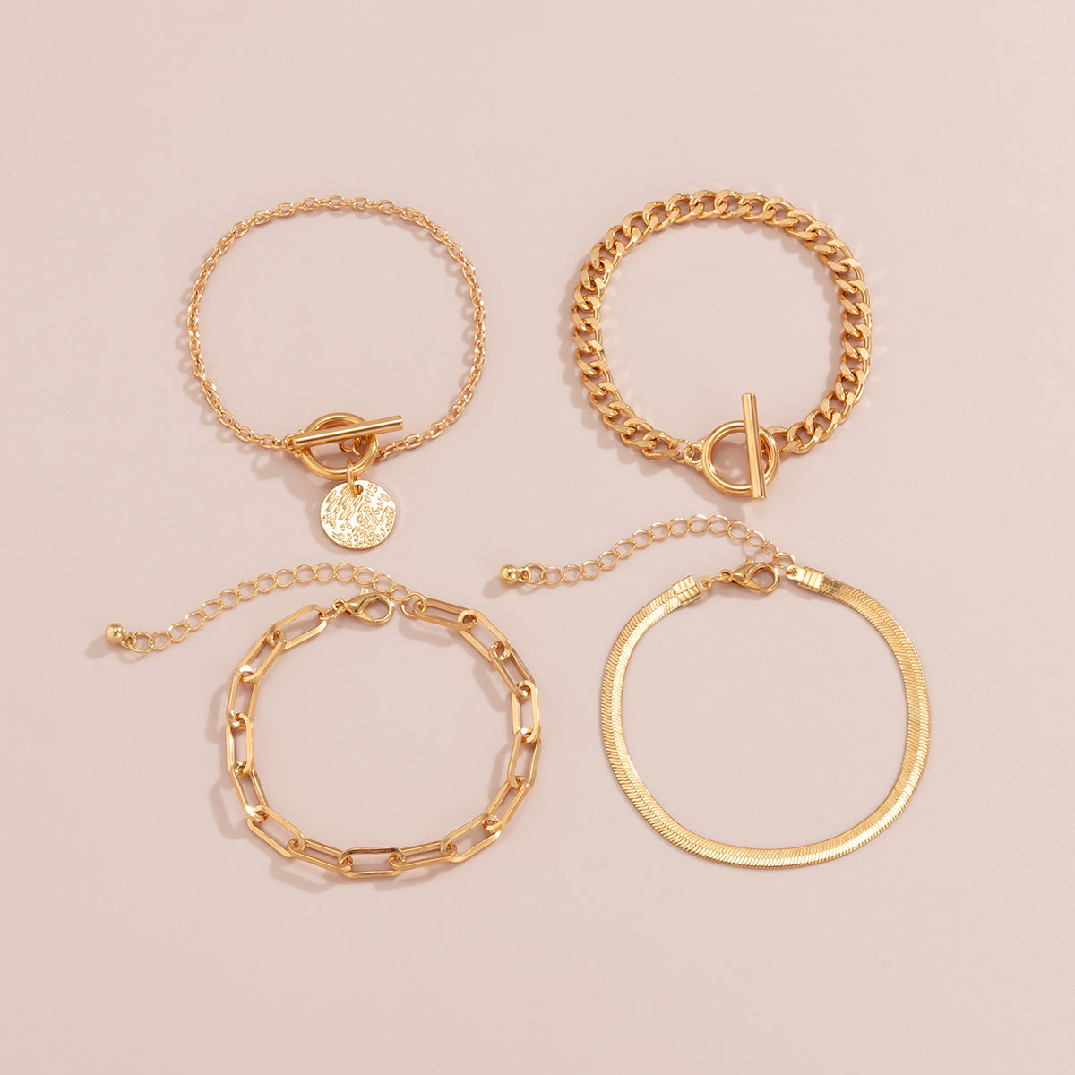 Stylish and Fancy Bracelet Set (Gold or Silver)