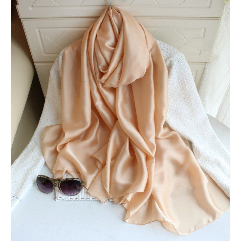 Silk Blend Large Travel Scarf (Multiple Colors)