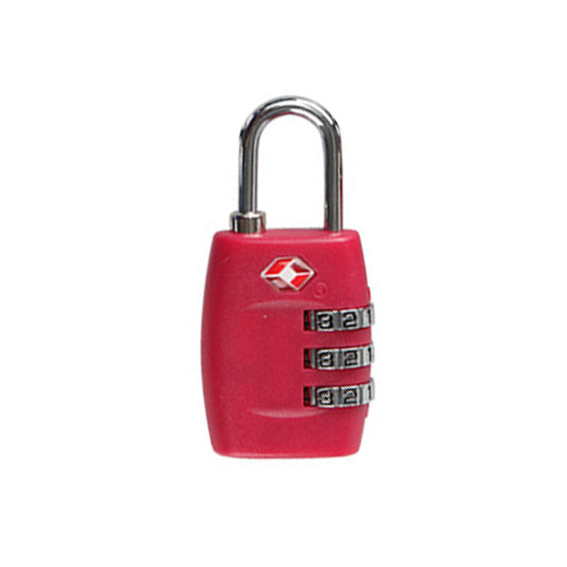 Tourism Luggage Zipper Lock Plastic TSA Code Lock (Multiple Colors)