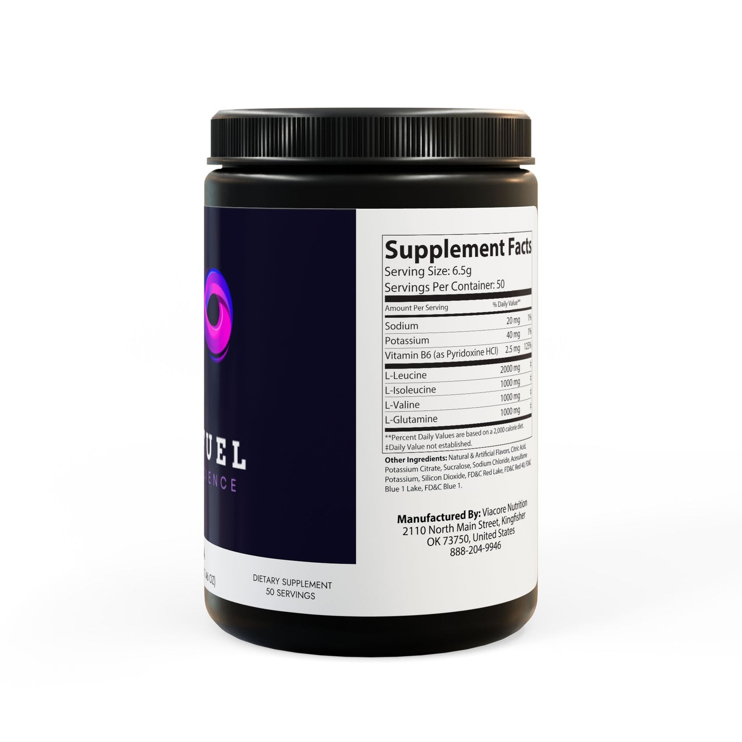 Jett Fuel BCAA Supplement, Grape (325g, 11.46oz, 50 servings)