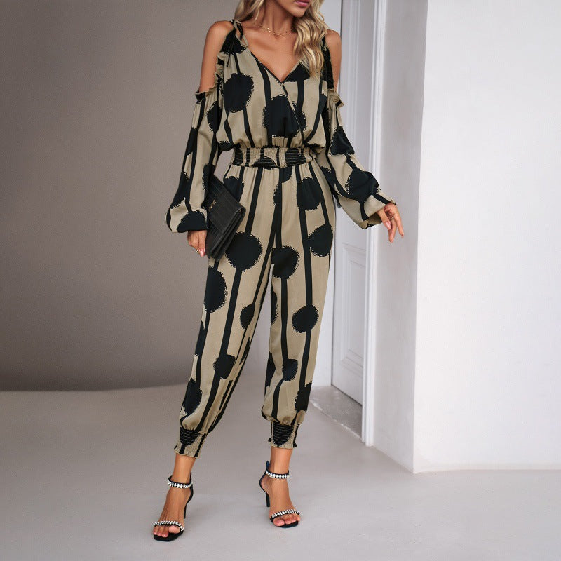 Women's Modern Abstract Pattern Fashion Jumpsuit (Multiple Colors/Patterns)