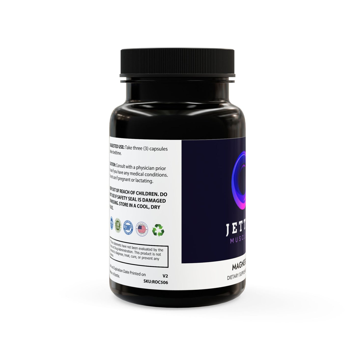 Jett Fuel Magnesium Zinc Supplement (90 Capsules)