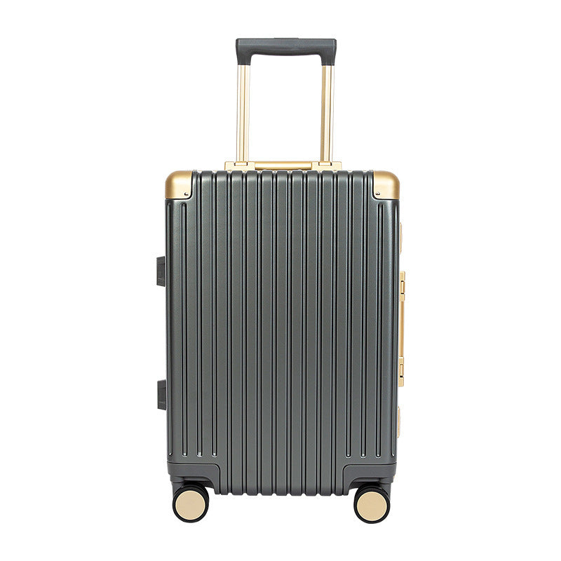 Universal Wheel Password Aluminum Frame Luggage (Multiple Colors)