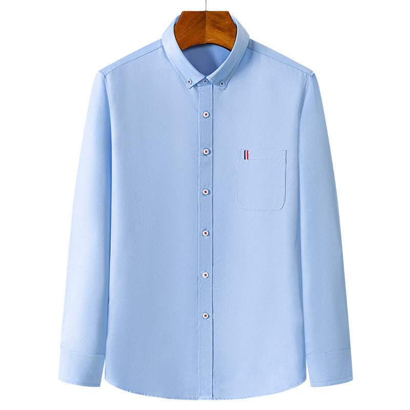 Mens Dress Button Down Shirt with Contrast Stitch Detailing (Multiple Colors)