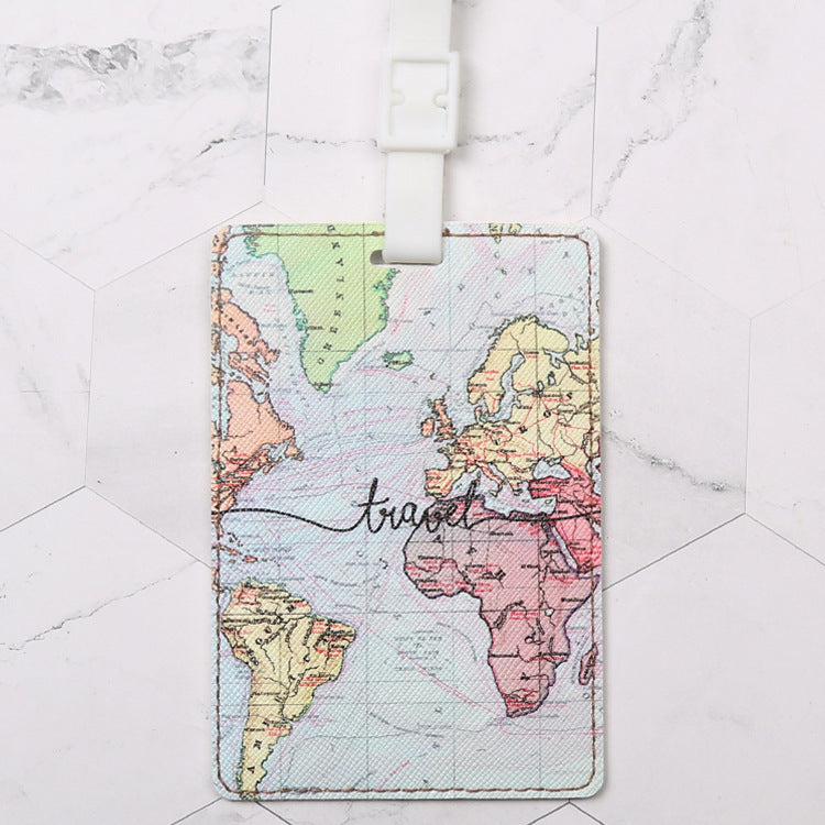 Travel Theme Personalized Luggage Tag (Multiple Styles)