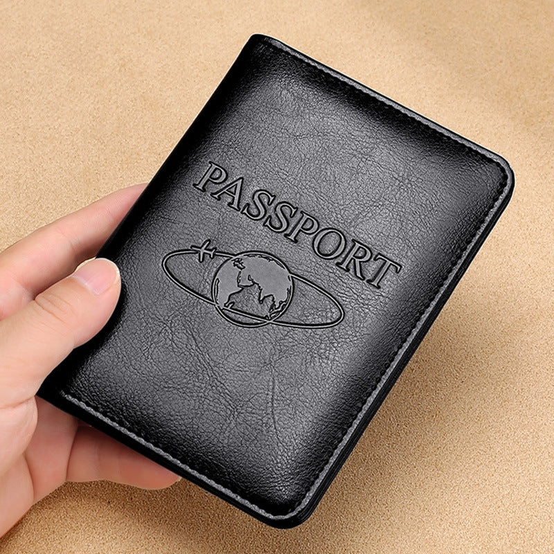 Genuine Leather Travel Passport Case Multi-functional Passport Cover (Multiple Colors)