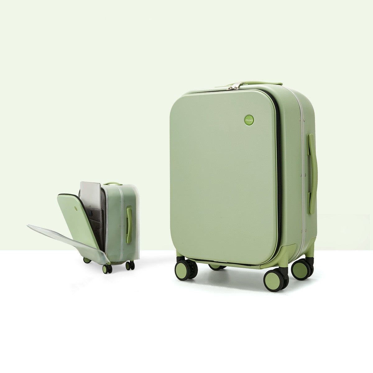 Front Opening Carry-on Suitcase Aluminum Frame