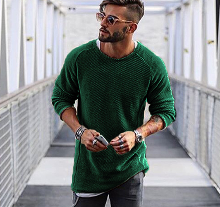 Men's Long Knit Sweater (Multiple Colors)