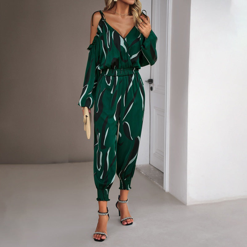 Women's Modern Abstract Pattern Fashion Jumpsuit (Multiple Colors/Patterns)