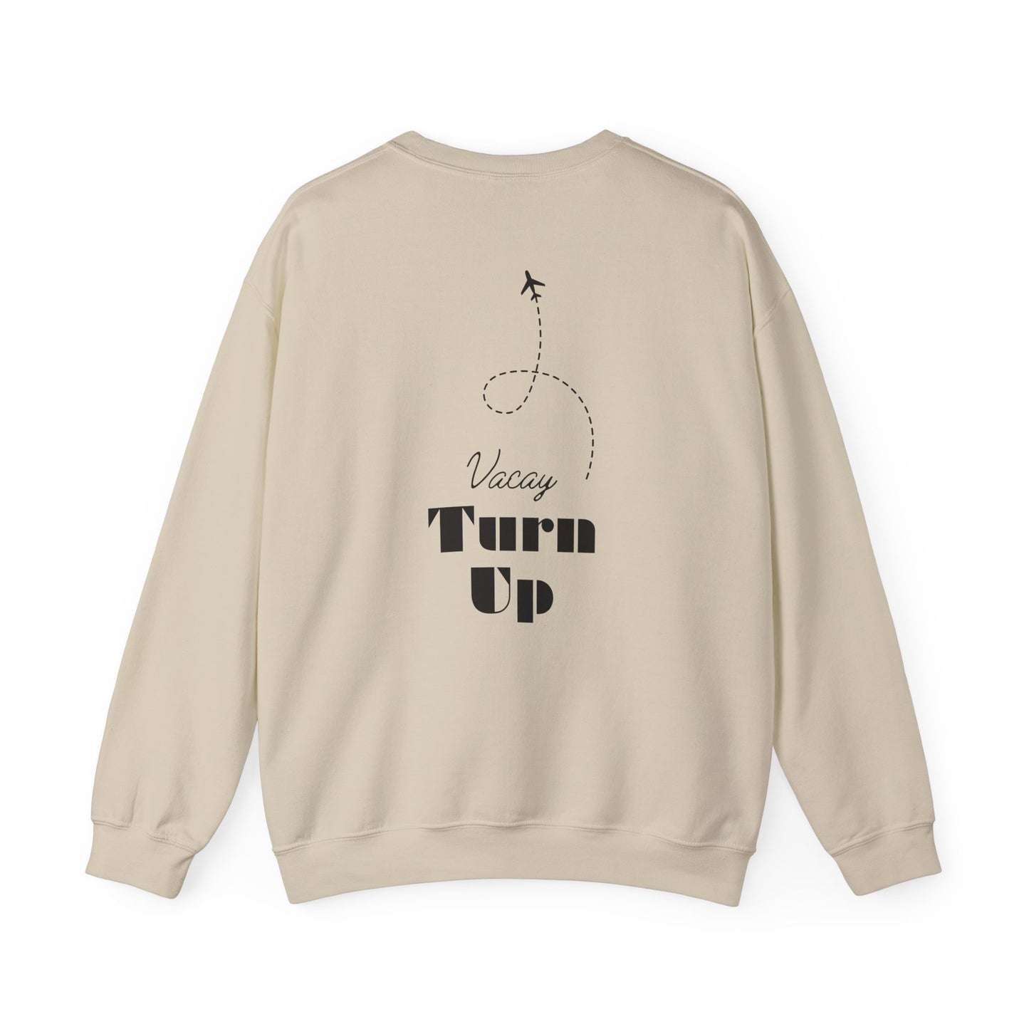 The Jettsetter "Vacay Turn Up" Unisex Heavy Blend™ Crewneck Sweatshirt