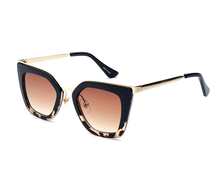 Womens Tortoiseshell Temperament Sunglasses