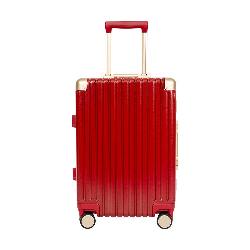 Universal Wheel Password Aluminum Frame Luggage (Multiple Colors)