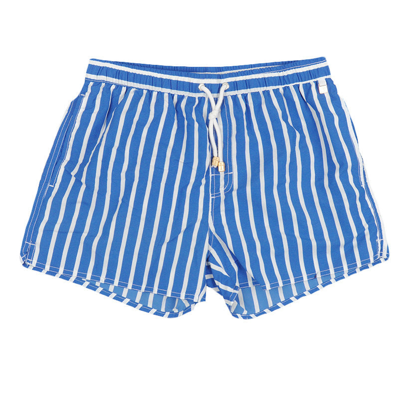 Men's Casual Striped Elastic Drawstring Waist w/Lining Swim Shorts (Multiple Colors/Patterns)