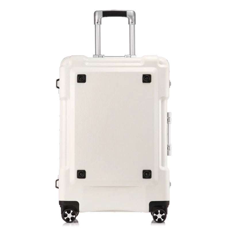 High capacity Aluminum Frame Rolling Luggage (Multiple Colors)