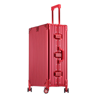 Aluminum Magnesium Alloy Luggage Large Capacity Trolley Case (Multiple Colors)