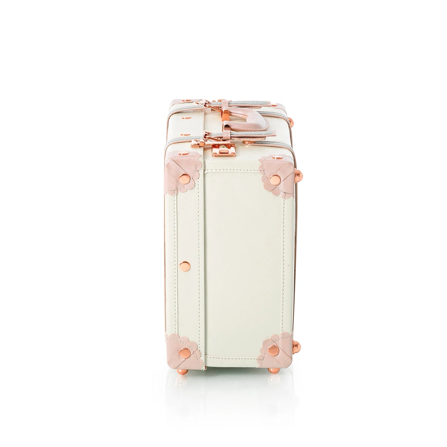 Cream Retro Trunk Vintage Suitcase (3 Sizes)