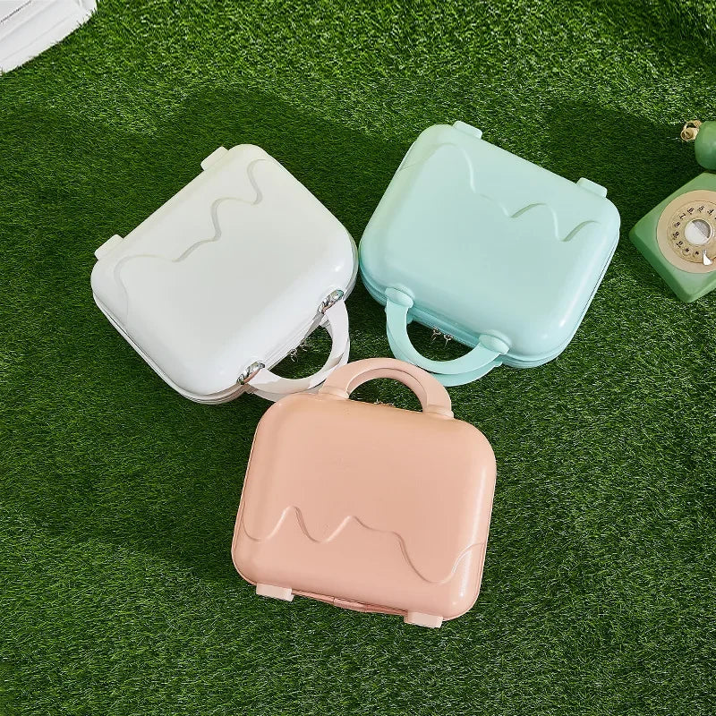 Pastel Drip 14 Inch Mini Suitcase (Multiple Colors)