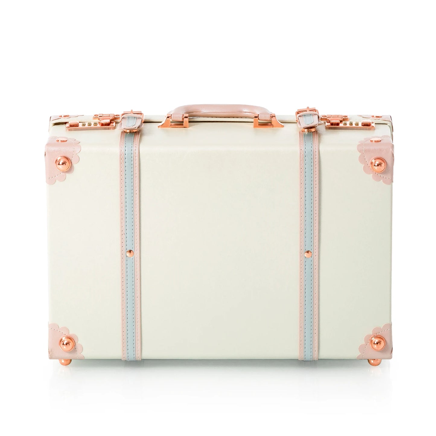 Cream Retro Trunk Vintage Suitcase (3 Sizes)