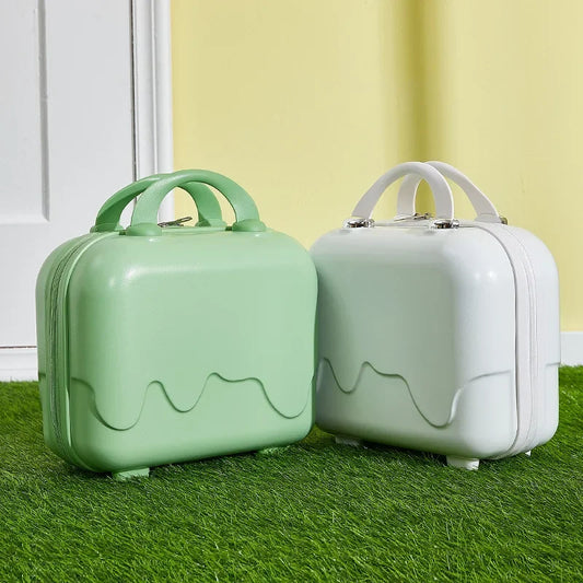 Pastel Drip 14 Inch Mini Suitcase (Multiple Colors)