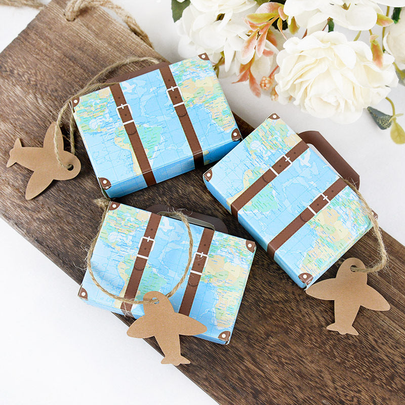 Wedding Favor Suitcase Candy Box (Set of 10)